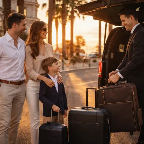 Crown limousine depuis l'aéroport de Nice